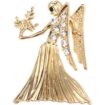 Amparo Miranda Brož Znamení zvěrokruhu AM023 Panna – Zboží Dáma