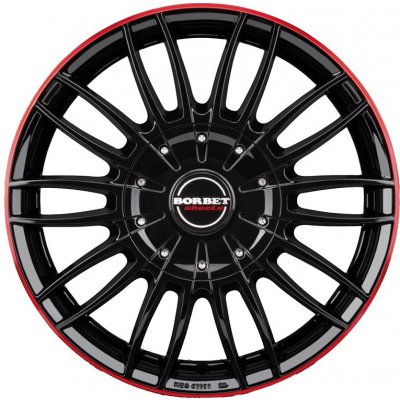 Borbet CW3 7,5x18 5x127 ET40 black red ring | Zboží Auto