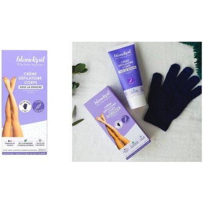 Blondépil Crème Dépilatoire Corps Depilační krém na tělo 200 ml + rukavice – Hledejceny.cz
