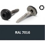 Vrut s podl. 15mm, nerez A2 4,5x60 Torx RAL7016 (Art.8790) – Hledejceny.cz