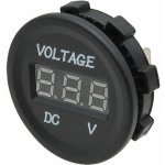 Digitální voltmetr - červený displej / zapuštěný - napájení 12 - 24 V | Zboží Auto