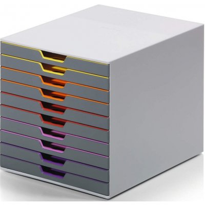 Durable Varicolor box 10 zásuvek šedý – Sleviste.cz