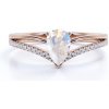 Prsteny Emporial prsten zlato Vermeil GU DR14466R ROSEGOLD MOONSGTONE