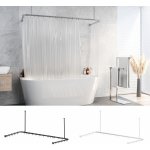 wela UNIVERZÁLNÍ trojstranná tyč SYSTEM DO SPRCHOVACÍHO KOUTU 70x165x70 cm BÍLÁ – Zboží Dáma