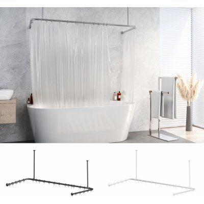 wela UNIVERZÁLNÍ trojstranná tyč SYSTEM DO SPRCHOVACÍHO KOUTU 70x165x70 cm BÍLÁ – Zboží Dáma