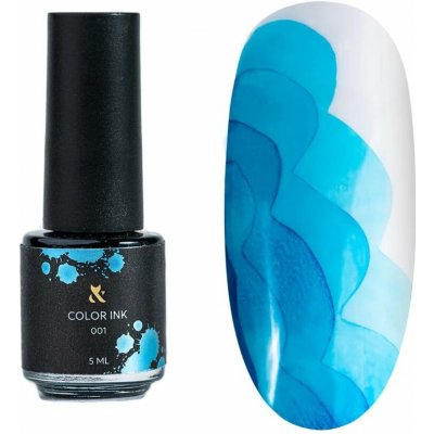 F.O.X - akvarelová barva Color ink Blue 001 5 ml – Hledejceny.cz