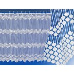 Žakárová záclona - cikcak - vzor 3715 – Zboží Mobilmania