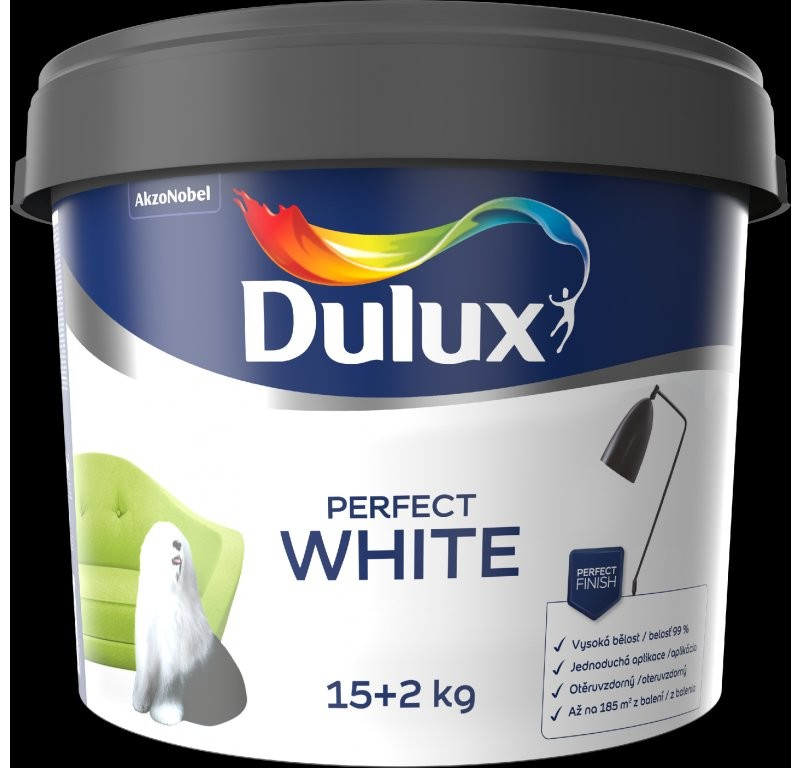 Dulux Perfect White 23 + 3 kg bílá