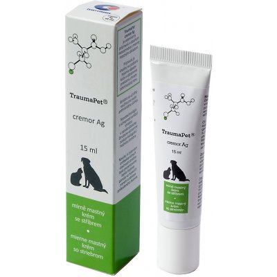 TraumaPet mírně mastný krém s Ag 15 ml – HobbyKompas.cz TraumaPet mírně mastný krém s Ag 15 ml – HobbyKompas.cz