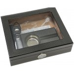 Humidor SET Carbon Glass – Hledejceny.cz