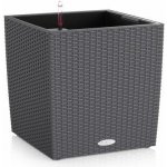 Lechuza Květináč Cubico Cottage Antracit 30 cm – Sleviste.cz