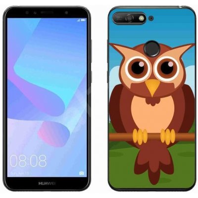 Pouzdro mmCase Gelové Huawei Y6 Prime 2018 - kreslená sova – Zbozi.Blesk.cz