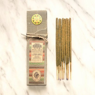 Banjara Vonné tyčinky Rituální pryskyřičné Lemon Grass citronová tráva 8 ks – Zboží Dáma