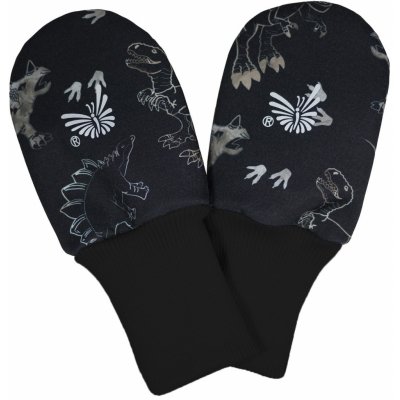Esito Rukavice softshell bezpalcové Dinoušek Čerňák černá – Zboží Mobilmania