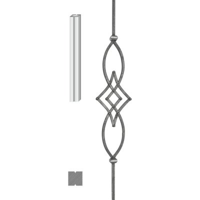 Kovoinox Tyč 12 x 12 mm, 970 x 170 mm – Hledejceny.cz
