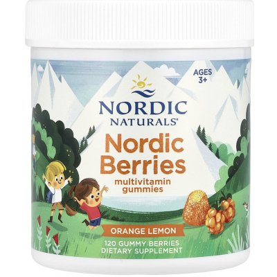 Nordic Naturals Berries Multivitamin pro děti 3+ Citrusy 120 gumových bonbonů – Hledejceny.cz