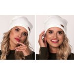 Fashionweek elegantní dámská teplá čepice beanie ZIZI-J4 Smetanový – Hledejceny.cz