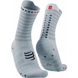 Compressport Pro Racing Socks v4.0 Ultralight Run High White/Alloy