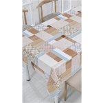 Ubrus PVC 3581561, metráž, 20 m x 140 cm, patchwork hnědý, IMPOL TRADE – Hledejceny.cz