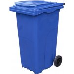 PK Group Plastová popelnice 240 l modrá – Zboží Mobilmania