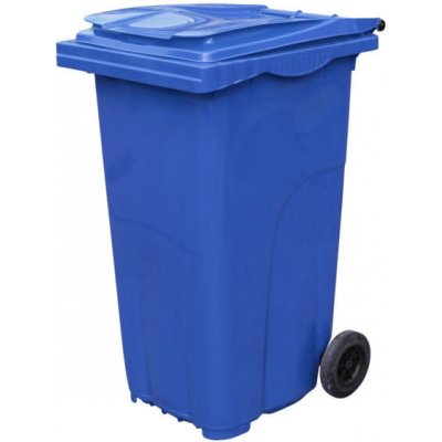 PK Group Plastová popelnice 240 l modrá – Zboží Mobilmania