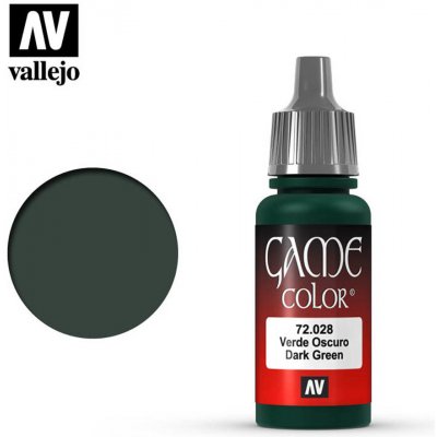 Vallejo: Game Color Dark Green 18ml – Zboží Živě