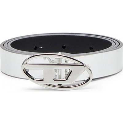 Diesel OVAL D LOGO B-1DR 20 BELT SILVER – Hledejceny.cz