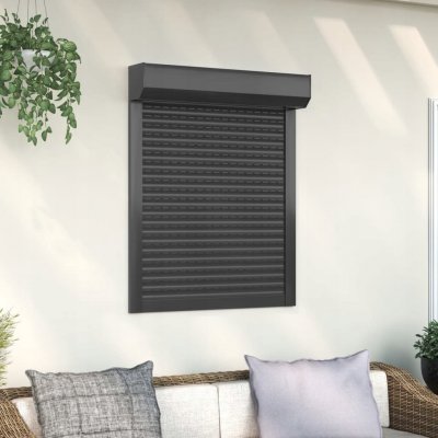 zahrada-XL Předokenní roleta hliníková 70 x 100 cm antracitová – HobbyKompas.cz