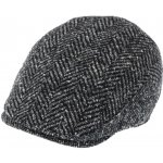 Fiebig bekovka flat cap šedá rybí kost vlněná směs – Hledejceny.cz