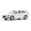 Sběratelský model Abrex škoda OCTAVIA IV COMBI 2020 Moon Metalíza Bílá 1:43