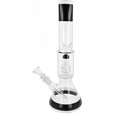 VPKCZ Skleněný bong s perkolací Premium B&W 40cm – Sleviste.cz