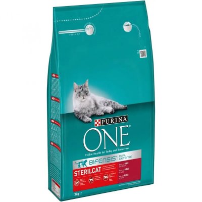 Purina ONE Sterilcat hovězí 3 kg