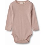 Merino body dětské dlouhý rukáv růžové dry rose Lucca Wheat – Hledejceny.cz