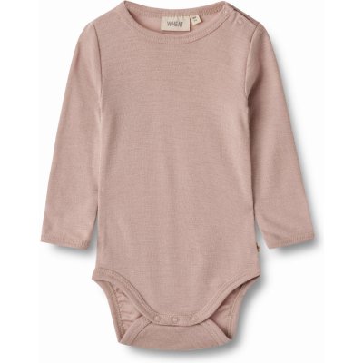 Merino body dětské dlouhý rukáv růžové dry rose Lucca Wheat – Hledejceny.cz