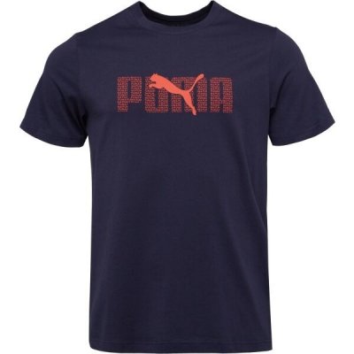 Puma Essentials LOGO LAB TEE pánské triko tmavě modrá – Sleviste.cz