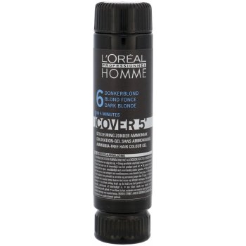 L'Oréal Homme Cover 5 barva na vlasy No. 7 MittelBlond Color Gel Ammoniak-Free 3 x 50 ml