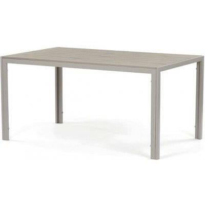 Autronic AZT-S1215 CRM Zahradní stůl 150x89cm, kov, polywood, béžová – Hledejceny.cz