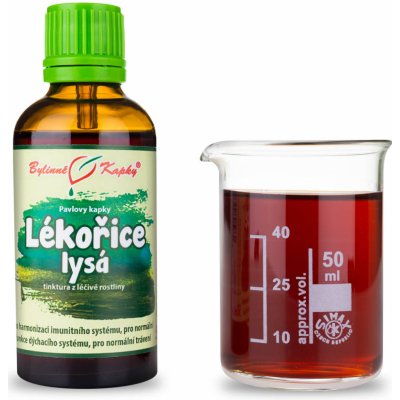 Bylinné kapky Lékořice lysá kapky 50 ml – Hledejceny.cz