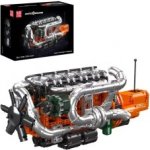 Mould King 10200 Řadový 6válcový motor Scania s převodovkou – Hledejceny.cz