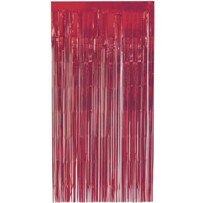 Červený party závěs 100 x 200 cm – Zboží Mobilmania
