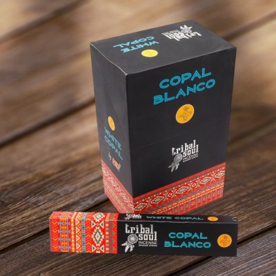 Indie Vonné tyčinky Tribal Bílý Kopál 15 g – Zboží Mobilmania