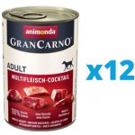Animonda Gran Carno Adult hovězí & srdce 12 x 400 g – Zboží Mobilmania