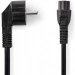 Nedis CEGB10100BK20 -| Úhlová zástrčka Schuko - IEC-320-C5 | 2 m | Černá barva – Zboží Živě