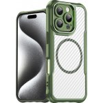 Leading MagSafe case pouzdro / kryt pro Apple iPhone 16 PRO MAX (6,9") clear / green – Zboží Mobilmania