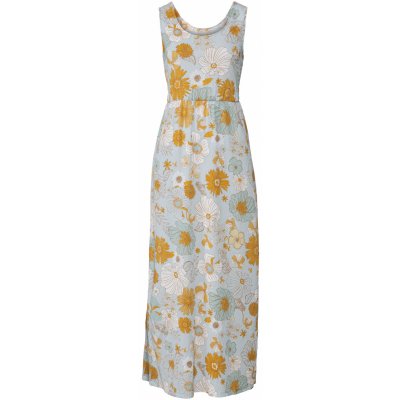 Esmara dámské maxi šaty květy/modrá – Zboží Dáma