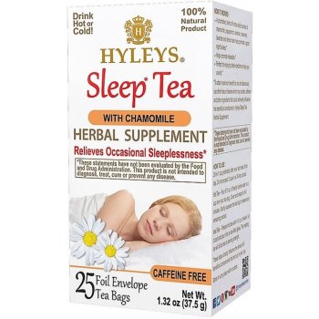 HYLEYS Bylinný čaj Pro podporu spánku Sleep Tea Herbal Supplement Chamomile 25 x 1,5 g