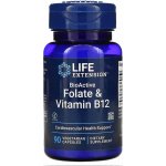 Life Extension BioActive Folate & Vitamin B12 90 kapslí – Hledejceny.cz