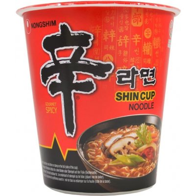 Nongshim Ramen Shin pálivý v kelímku 68 g