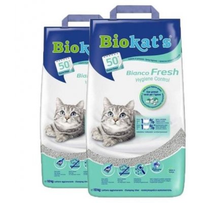 Biokat’s Bianco Fresh Control 2 x 10 kg – Zboží Mobilmania