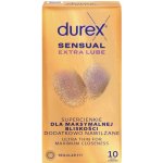 Durex Sensual Extra Lube 10 ks – Zboží Dáma